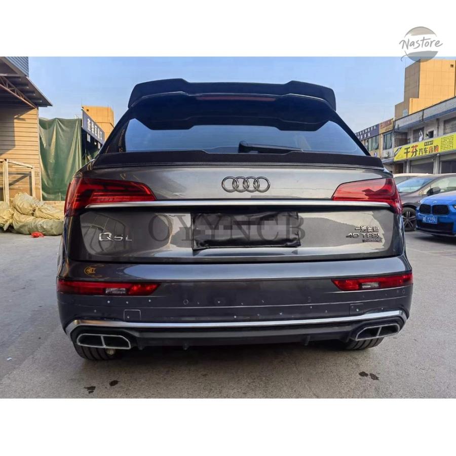 並行輸入品 アウディ Q5 Q5L スポイラー 2019-22 カーボン車リアミドルスポイラーアクセサリーボディキットの画像