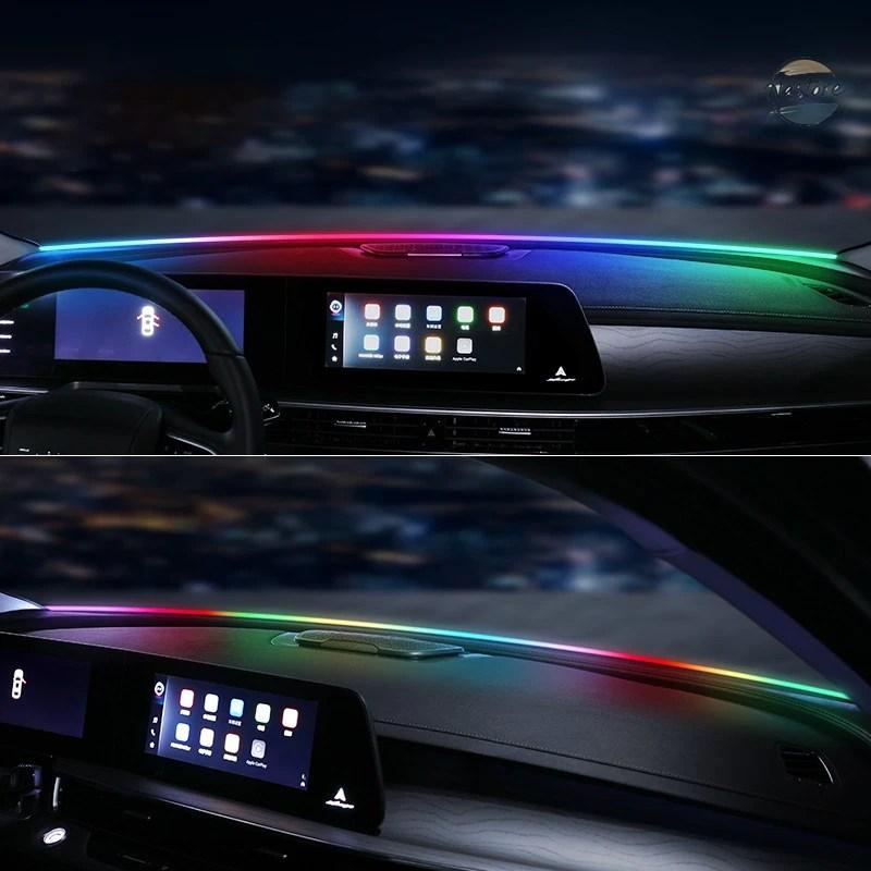 並行輸入品 140/150 CM LED アンビエントライト USB フロントガラス
