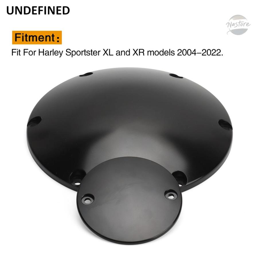 並行輸入品 xl883 バイク カバー 滑らかなアルミダービータイミング タイマー ハーレースポーツスター ブラッククローム xl 1200n カスタムパーツ 部品_6