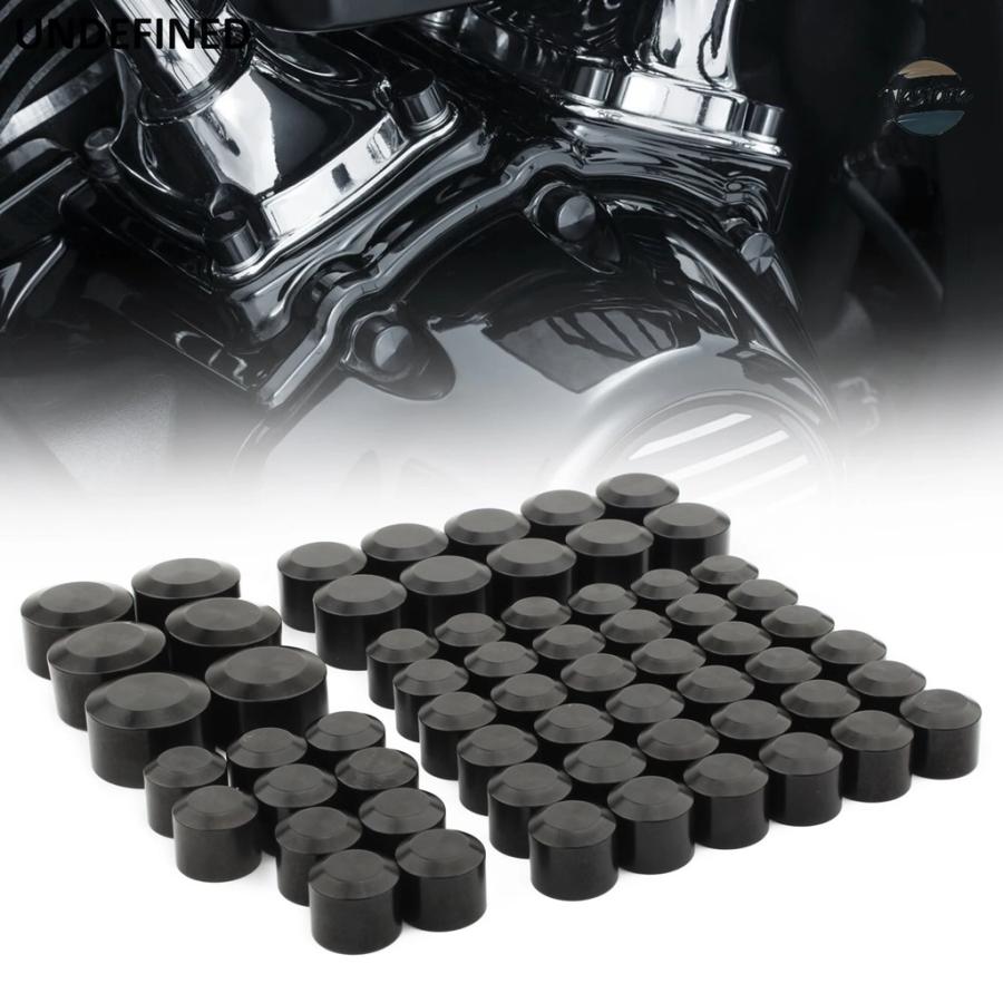 並行輸入品 バイク カバー エンジン 62 個 ボルトスクリューキャップアルミハーレーツーリングロードキングストリートグライド 2017-2022_10