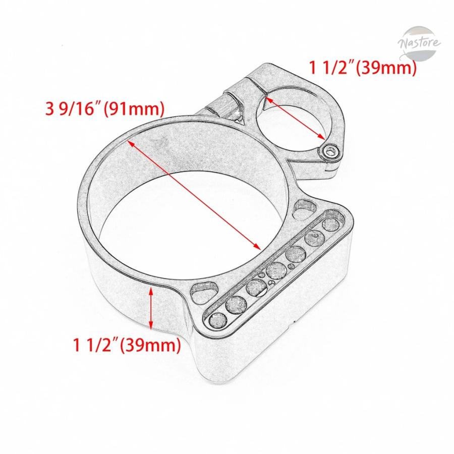 並行輸入品 ハンドル ハーレースポーツスター883 x l 1995-2015 バートップ 39mmサイドマウントスピロケーターブラケット カスタムパーツ 部品 アクセサリーの画像