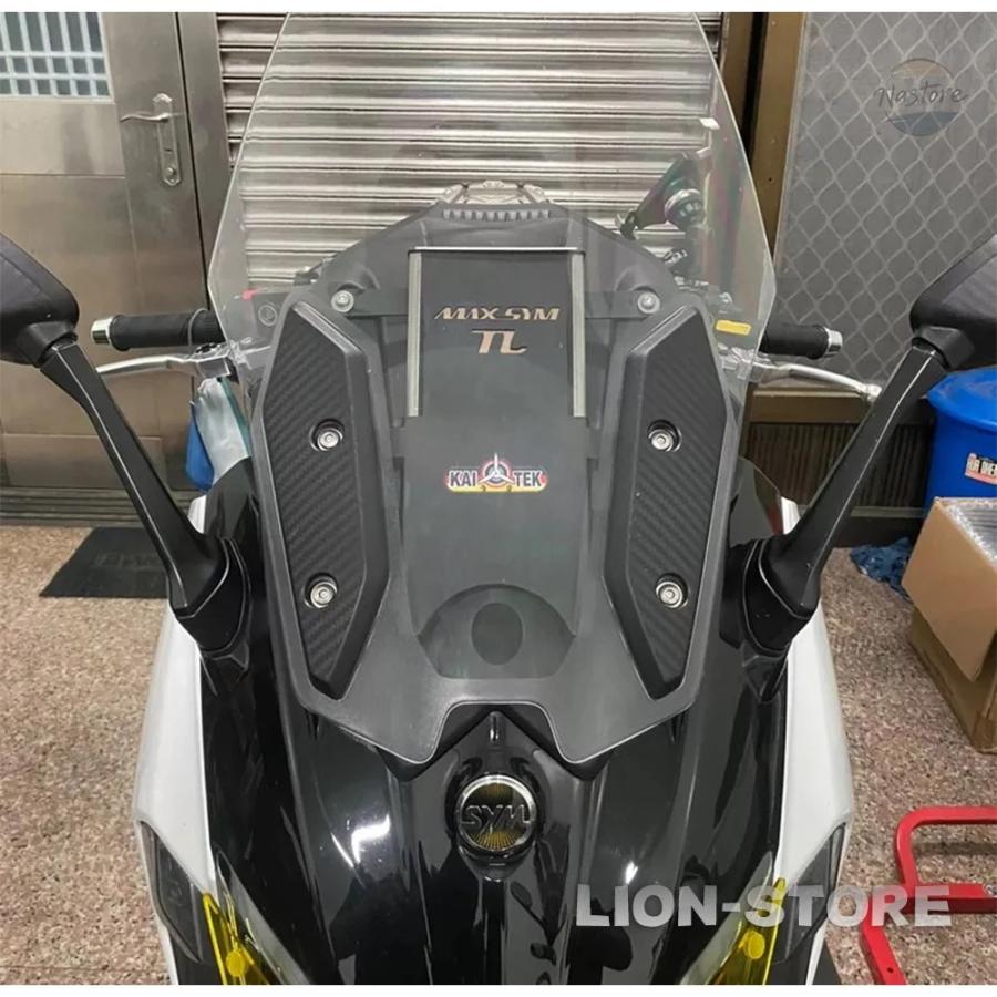 並行輸入品 tl465 アクセサリー カスタム 統合されたガラス製フロントガラス調整 携帯電話 ナビゲーションブラケット tl500 tl508 カの画像
