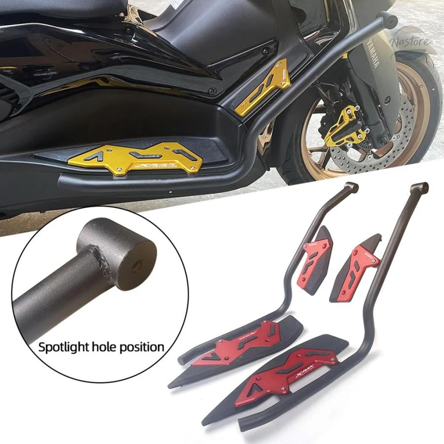 並行輸入品 ヤマハ バイク ペダル アクセサリー カスタム xmax300 ?????? ????? [xmax] xmax 300/250 2018-2024 バンパー カスタムパーツ 部品 アクセサリーの画像