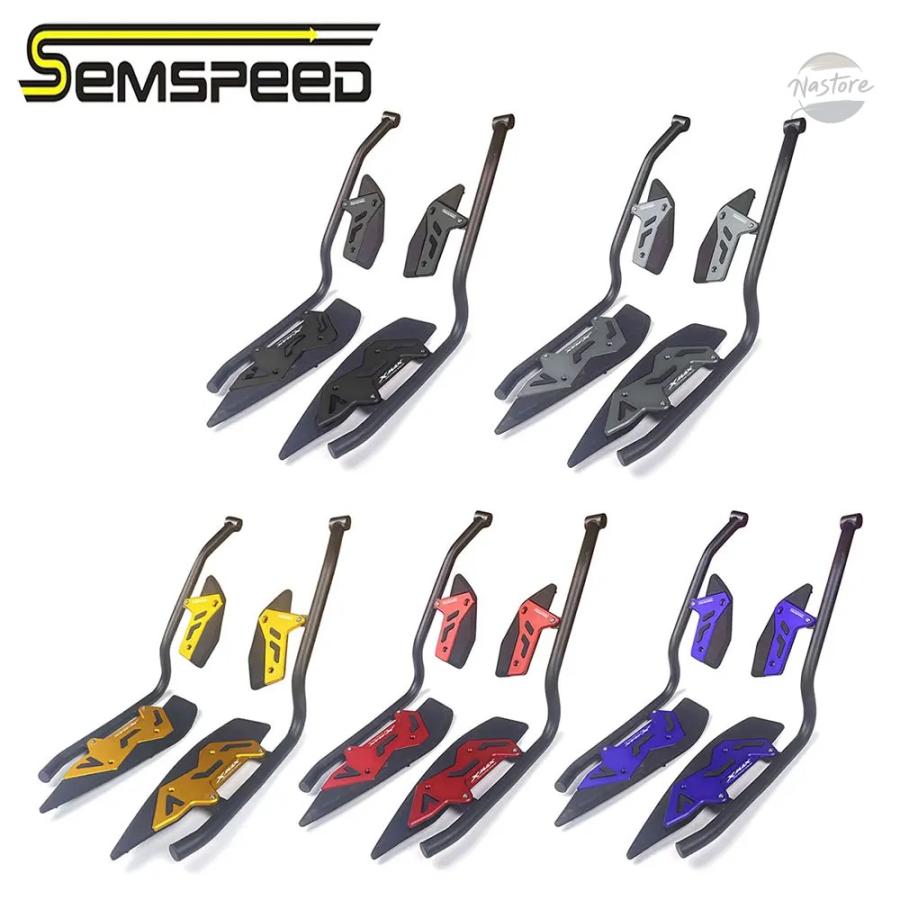 並行輸入品 ヤマハ バイク ペダル アクセサリー カスタム xmax300 ?????? ????? [xmax] xmax 300/250 2018-2024 バンパー カスタムパーツ 部品 アクセサリーの画像