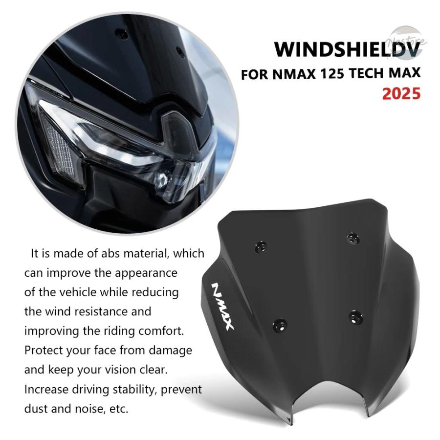 並行輸入品 バイク カバー アクセサリー カスタム nmax 125 nmax155 テックマックス 2025 カスタムパーツ 部品 アクセサリーの画像