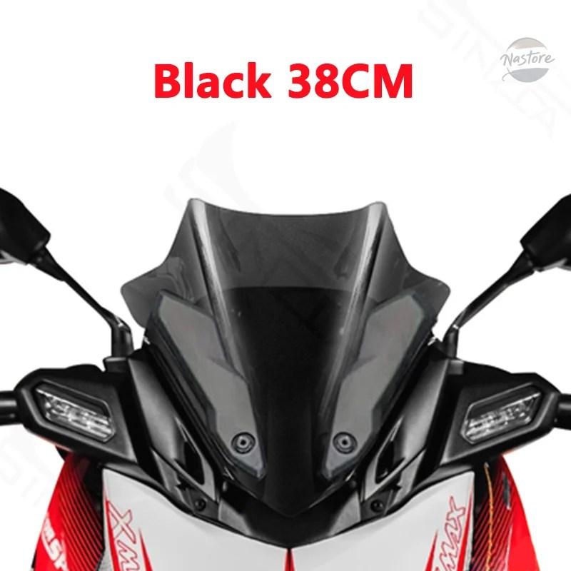 並行輸入品 x300 ヤマハ バイク スポーツフロントガラス ウィンドデフレクター ビサーバイザー ブラック xmax 300 x-ma xmax-300 2023 カスタムパーツ 部品_3