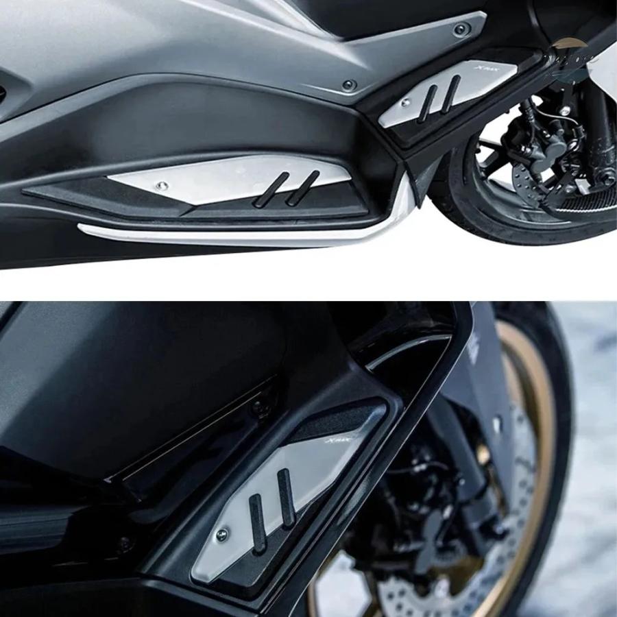 並行輸入品 ヤマハ バイク ペダル フットパッドプレート合金 スキッドプルーフフットレスト xmax300 x-max 300 xmax250 xmax400 カスタムパーツ 部品の画像