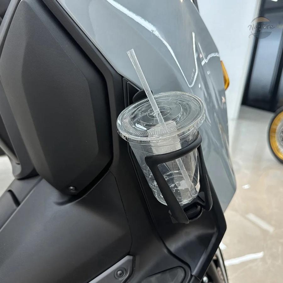 並行輸入品 v2 ヤマハ バイク ミラー ハンドル 屋外乗ホース水ボトルカップブラケットホルダー x-max 300 xmax250 xmax125 v3 2023-2025 カスタムパーツ 部品の画像