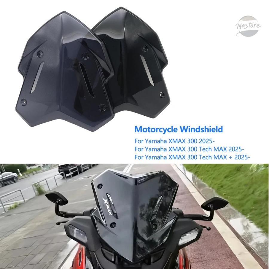 並行輸入品 ヤマハ バイク スクリーン アクセサリー カスタム フロントガラスフロントガラス xmax300 x max 300 テック + カスタムパーツ 部品 アクセサリーの画像
