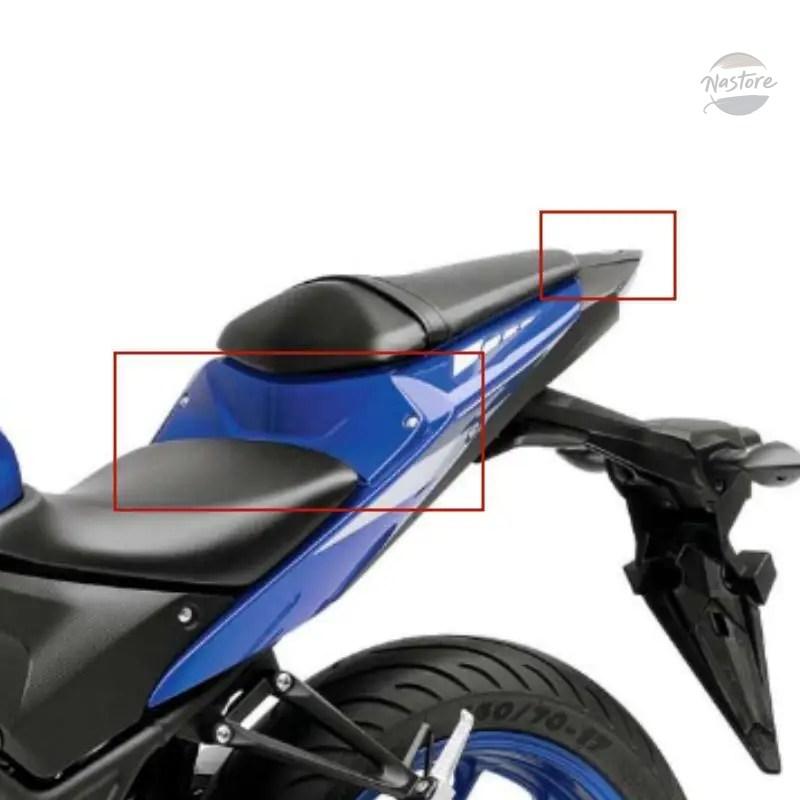 並行輸入品 r25 ヤマハ yzfr3 2014-2015 2016-2020 光沢 ある黒い光沢 あるリアフェアリング カスタムパーツ 部品 アクセサリー