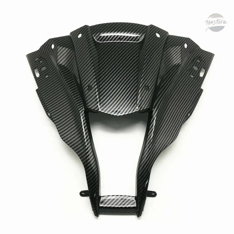 並行輸入品 カバー カワサキ アッパーフロントノーズダッシュ カーボンカラーフェアリング zx-10r 2011-14 2015 カスタムパーツ 部品 アクセサリーの画像