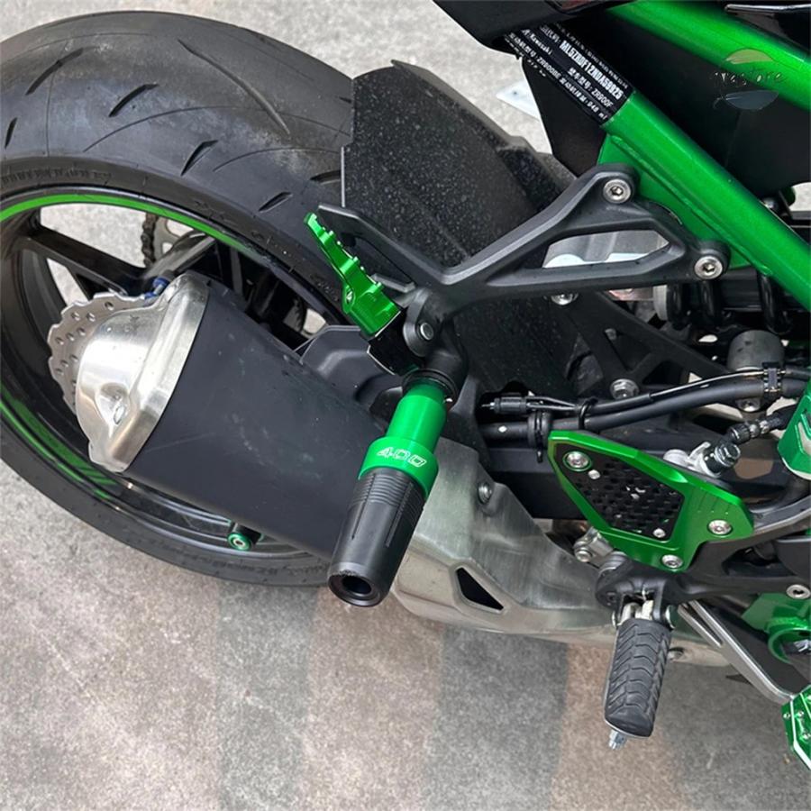 並行輸入品 z400 バイク エキゾースト フレームスライダー クラッシュ