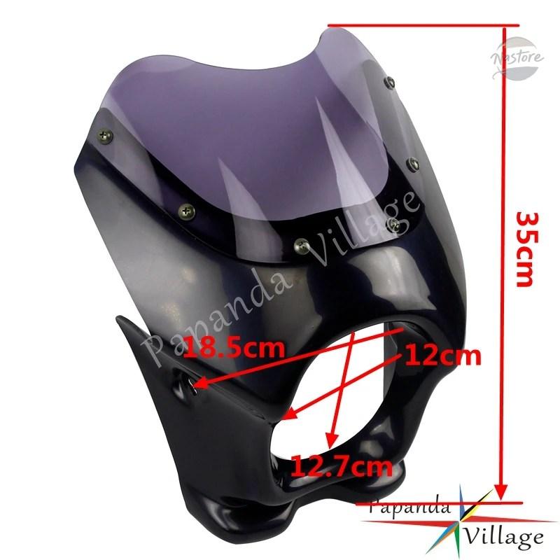 並行輸入品 cd50 ホンダ honda バイク カバー ヘッドライト ブラック フロントヘッドランプフェアリング 猿猿 cd125t benri 90 50 125 カスタムパーツ 部品_3