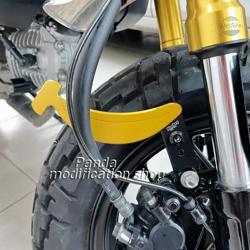 並行輸入品 ホンダ honda バイク ガード ブレーキ アクセサリー カスタム モンキー125 オイルライン 2018-21 2022 2023の画像