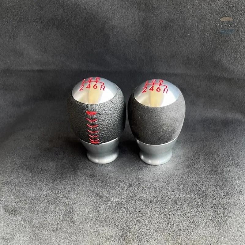 並行輸入品 rfk8 ホンダ honda シビック ギアギアノブ タイプ fl5 gk5 gr9 アンチファーレザー ウォータードロップシェイプ 5スピード カスタムパーツ 部品の画像