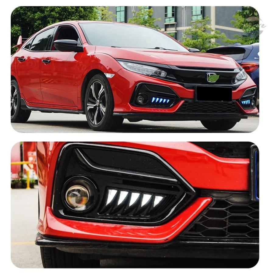 並行輸入品 fk7 ホンダ honda フロントバンパー フォグランプ シビック