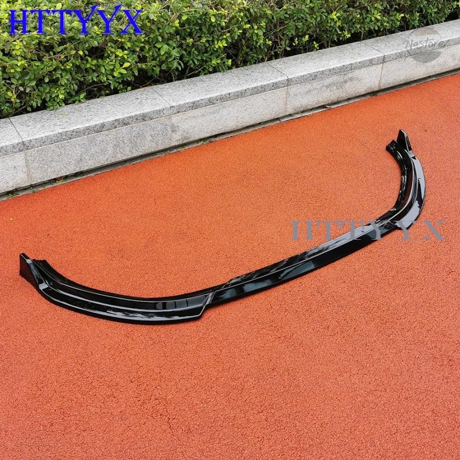 並行輸入品 mk6 フロントバンパー リップ httyyx vw ポロ typ aw スタンダード tsi tdi 2018-21 2022 スプリッターディフューザー 3 個 カスタムパーツ 部品の画像