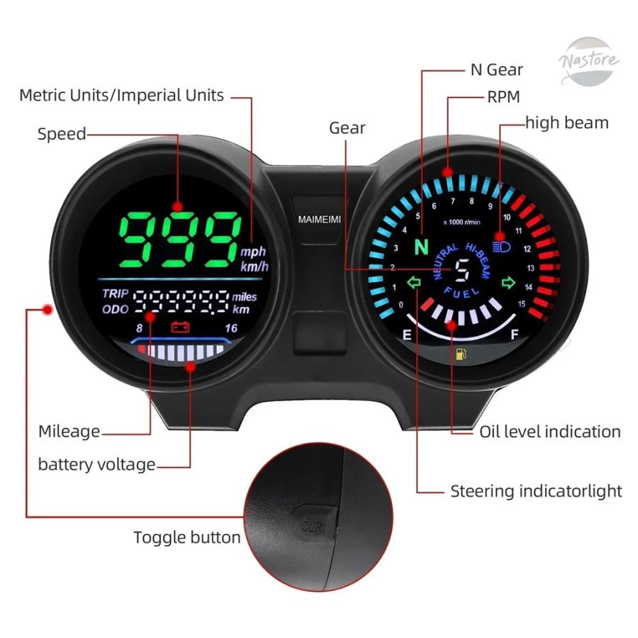 並行輸入品 cg125 バイク メーター アクセサリー カスタム 人気 カスタムパーツ 部品 アクセサリー_4