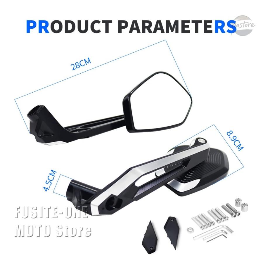 並行輸入品 cb200x バイク ミラー アクセサリー カスタム cb 200 × 200x cb400x 400x cb500x 500x カスタムパーツ 部品 アクセサリー_5