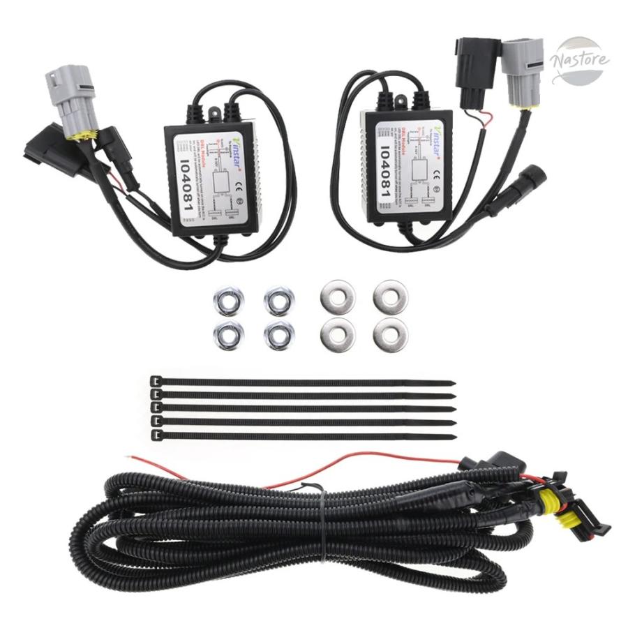 並行輸入品 ハマー ヘッドライト 2個ホワイトled 2003-2006-2009 カスタムパーツ 部品 アクセサリーの画像