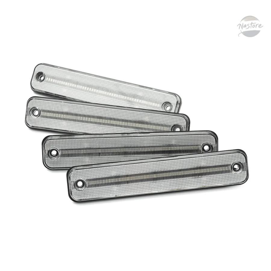 並行輸入品 ハマー フェンダー f \u0026 r-アンバー 赤 ledサイドマーカーライト hummeru2 カスタムパーツ 部品 アクセサリー_8
