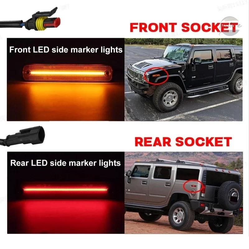 並行輸入品 ハマー h2 フェンダー 14 個 led カスタムパーツ 部品 アクセサリー_3
