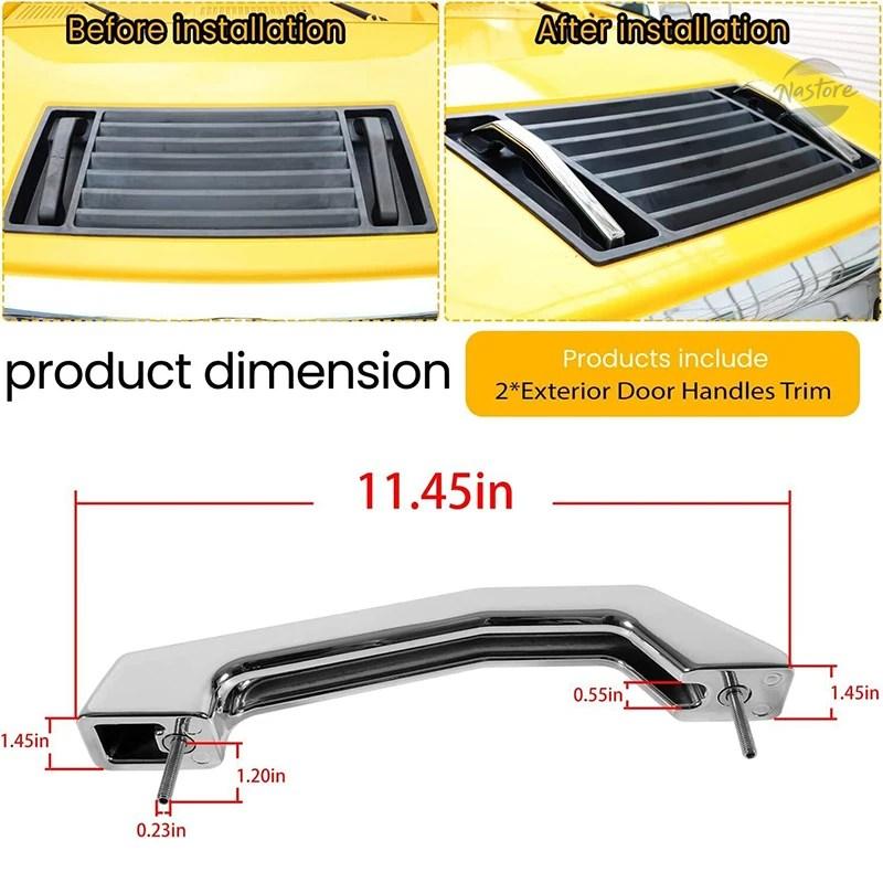 並行輸入品 ハマー ハンドル 屋外ドア 滑らかなクロムビレット hummerh2 sutモデル 2003-2009 カスタムパーツ 部品 アクセサリー_6