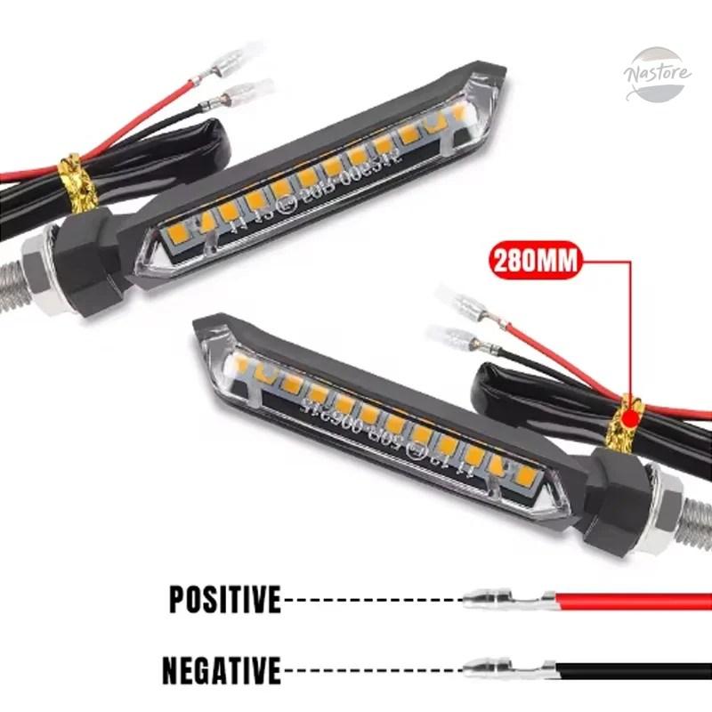 並行輸入品 バイク 8mm ledウィンカーライト2個 汎 12v アンバー フローティング カスタムパーツ 部品 アクセサリーの画像