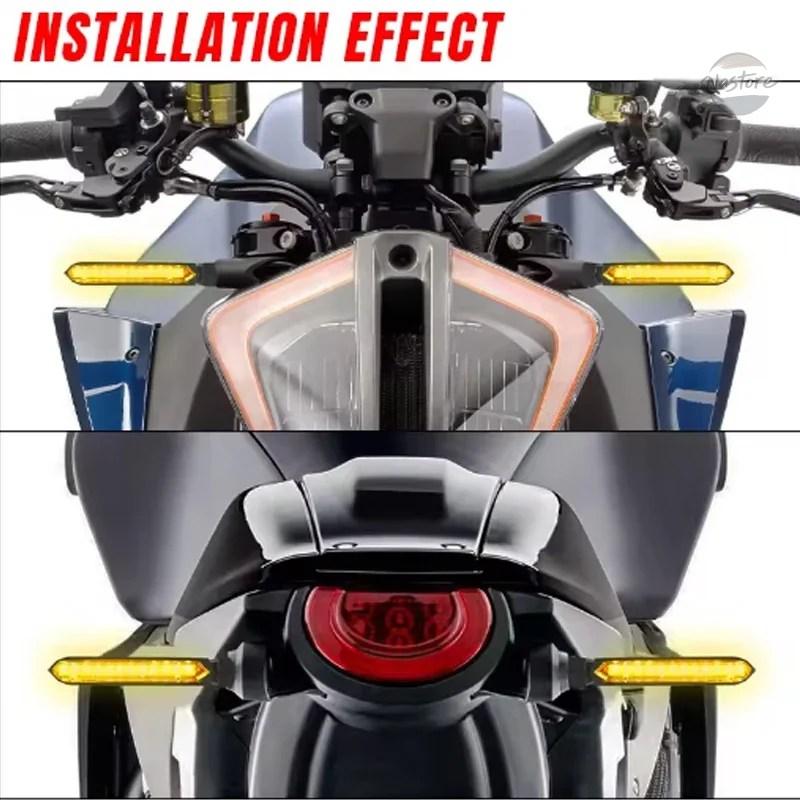 並行輸入品 バイク ウインカー 8mm led ウィンカーライト 汎 12v インジケーター ライト カスタムパーツ 部品 アクセサリーの画像