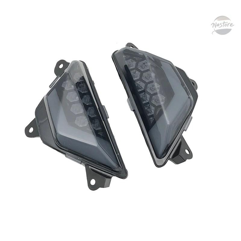 並行輸入品 zx4r カワサキ ウインカー カーテン ラッシャーライト ニンジャ 650 400 300 250 カスタムパーツ 部品 アクセサリー_5