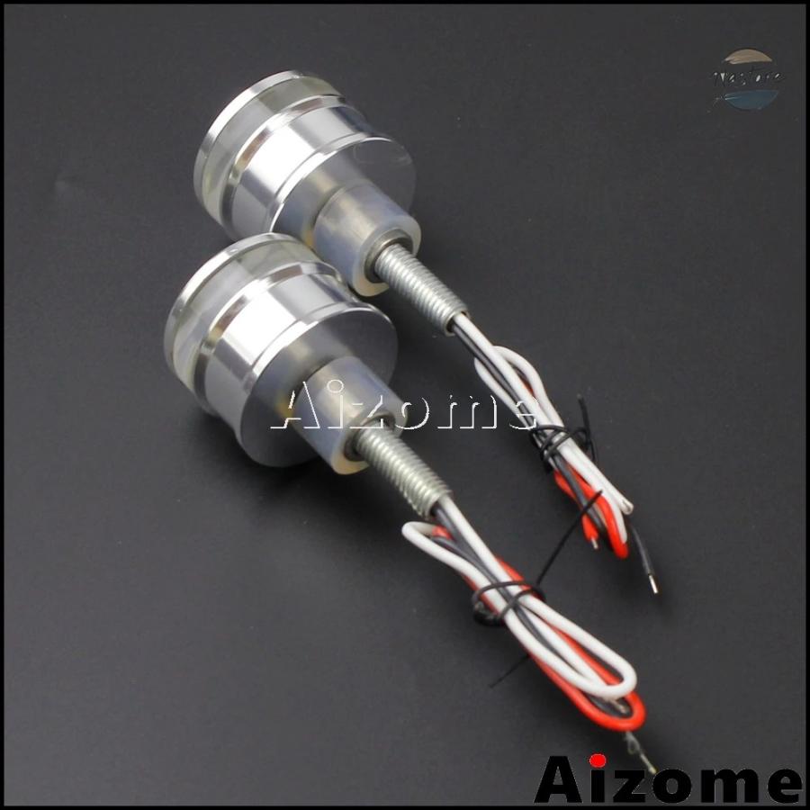 並行輸入品 バイク ハンドル バーエンド カスタム 25mm ウィンカー ターン カスタムパーツ 部品 アクセサリーの画像