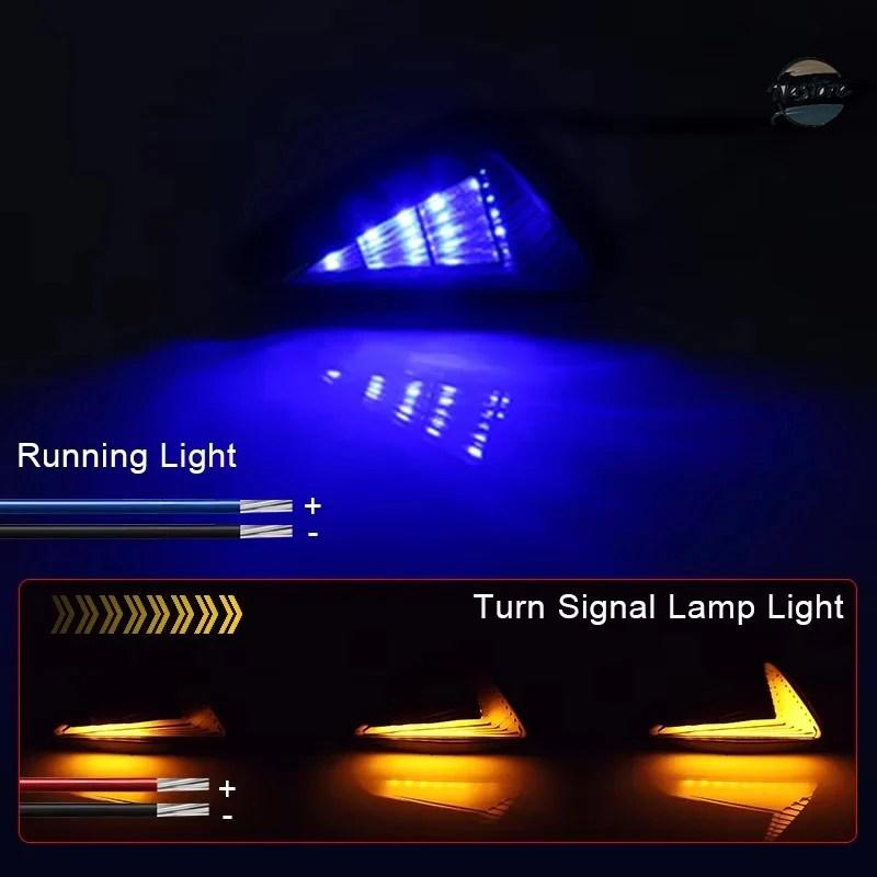 並行輸入品 バイク アクセサリー カスタム ledウィンカー インジケーター カスタムパーツ 部品 アクセサリーの画像
