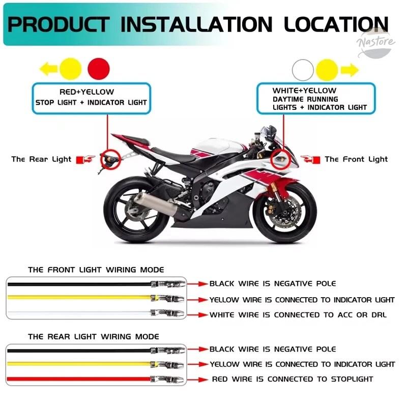 並行輸入品 バイク リレー 汎 ledウィンカーライト 12v 10mm流水 24個ledウィンカーライト カスタムパーツ 部品 アクセサリーの画像