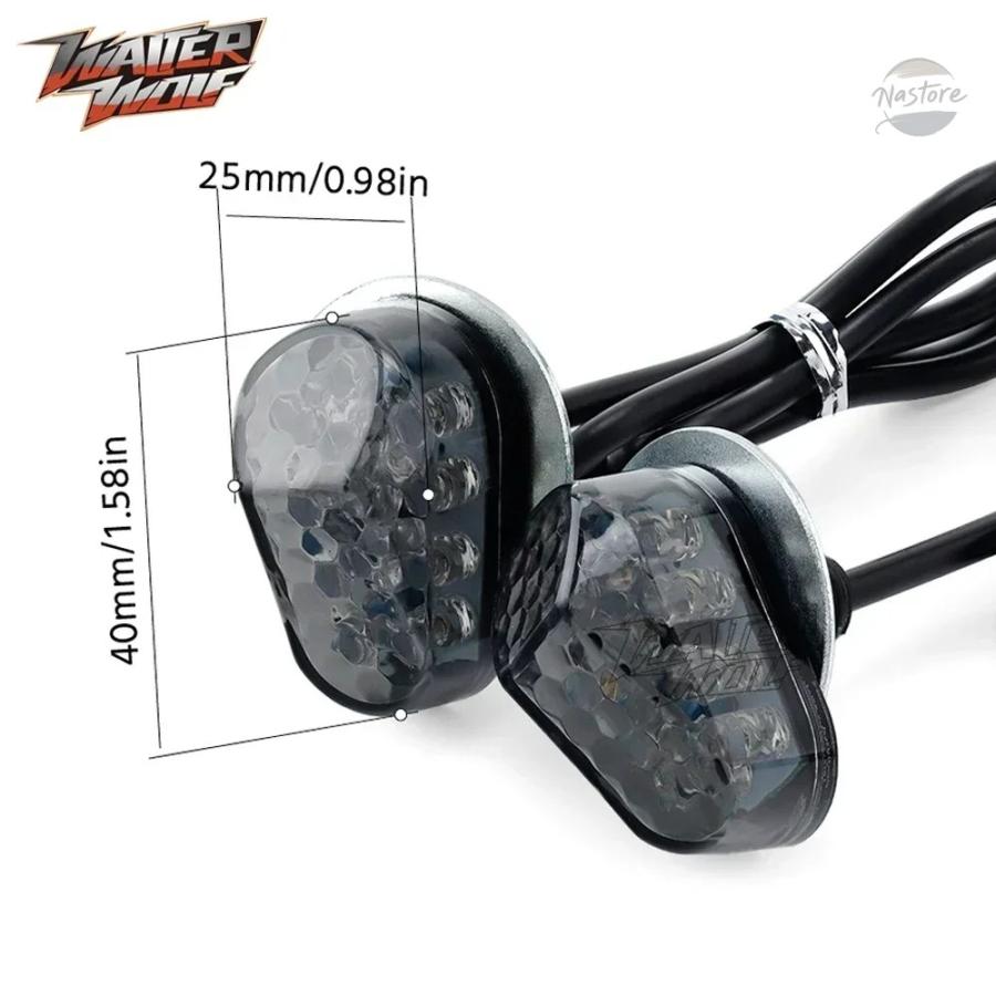 並行輸入品 r3 ヤマハ yzf- yzfr25 yzf r25 2014-2023 led フラッシャーライト 201355758 カスタムパーツ 部品 アクセサリーの画像