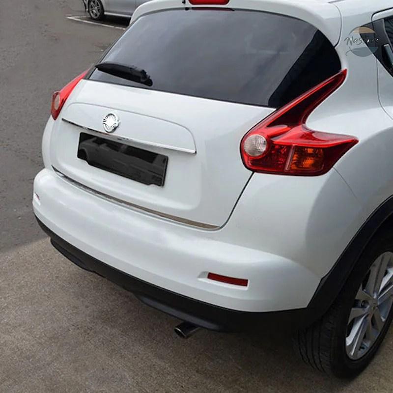 並行輸入品 FOR 2011 TO 2014 日産 JUKE REAR TRUNK TAILGATE BACK DOOR LID COVER BOOT TRIM EDGE MOLDING STAINLESS GARNISH CAR-STYLING_5