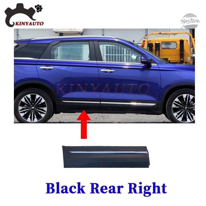 並行輸入品 FOR FAW BESTUNE T77 T99 SIDE MOULDING クロームE FRONT REAR DOOR GARNISH ANTI-SCRATCH STRIP TRIM PROTECTOR PLATE_12