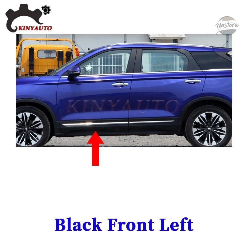 並行輸入品 FOR FAW BESTUNE T77 T99 SIDE MOULDING クロームE FRONT REAR DOOR GARNISH ANTI-SCRATCH STRIP TRIM PROTECTOR PLATE_13