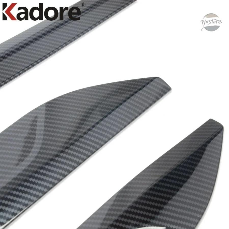 並行輸入品 FOR AUDI Q5 2018-23 CARBON FIBER SIDE DOOR BODY MOLDING LINE COVER TRIM PROTECTOR EXTERIOR ACCESSORIESの画像