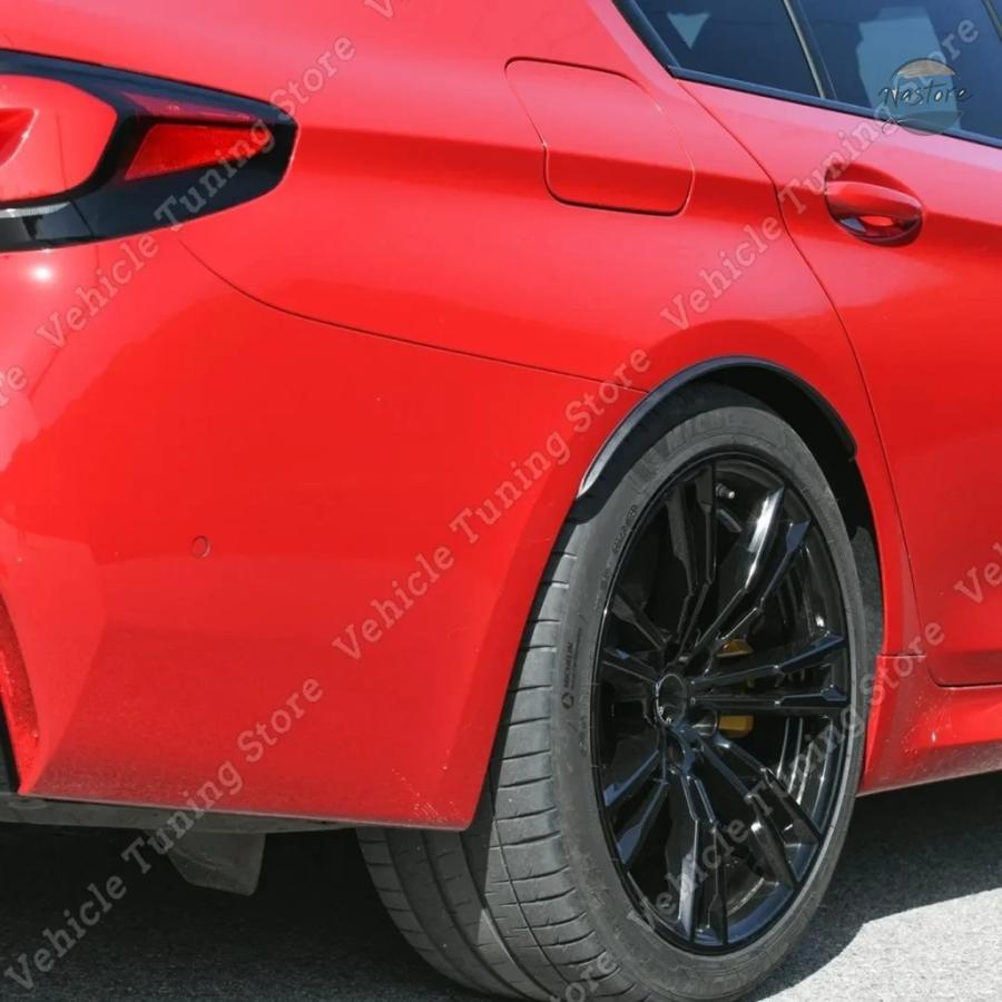 並行輸入品 M5 PERFORMANCE STYLE REAR WHEEL ARCH TRIM FENDER MUDGUARDS BMW 5 ...