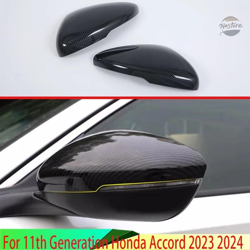 並行輸入品 FOR 11TH GENERATION ホンダ ACCORD 2023 2024 ABS クロームE DOOR SIDE MIRROR COVER TRIM REAR VIEW CAP OVERLAY MOLDING GARNISH_4