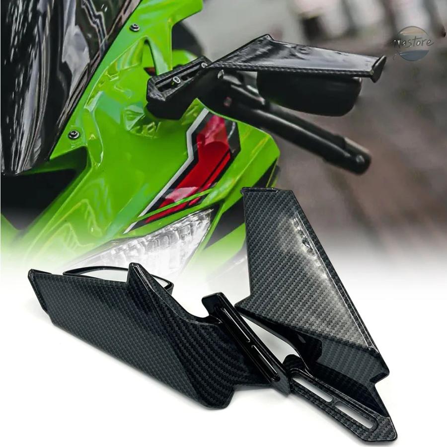 並行輸入品 ZX6R カワサキ バイク ミラー カスタムパーツ バック