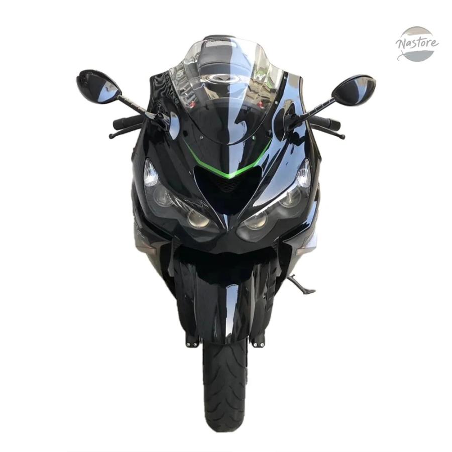 並行輸入品 ZZR1400 カワサキ バイク ミラー ZX-12R ZX-14R サイド