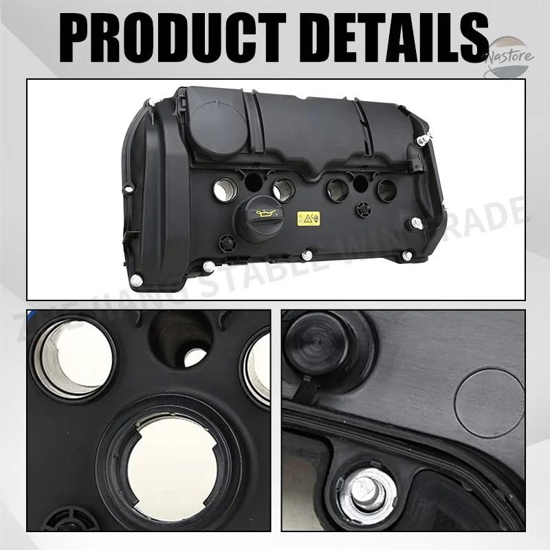 並行輸入品 ALUMINUM ENGINE CYLINDER HEAD VALVE COVER BMW N18 R55 R56 MINI COOPER S R57 R58 R59 R60 R61 COUPE 11127646552 11127603390の画像