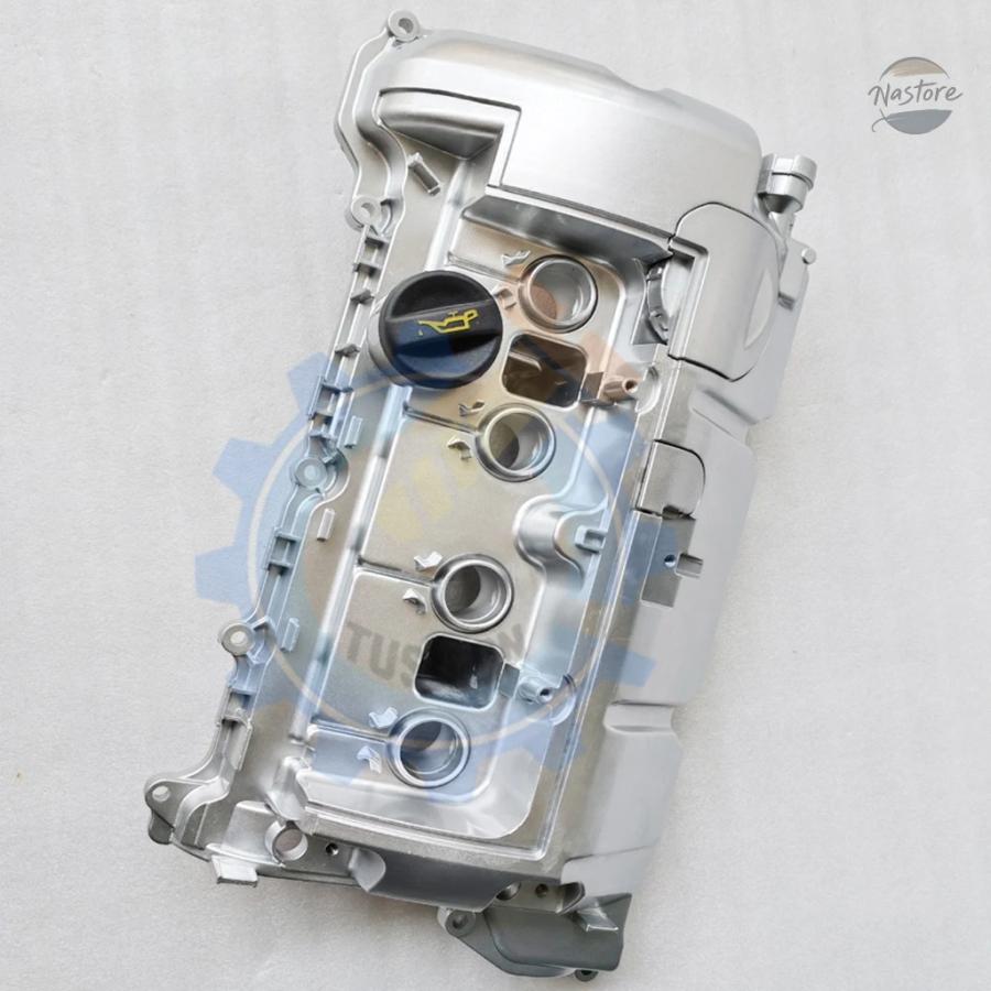 並行輸入品 ALUMINUM ENGINE VALVE COVER FOR 07-16 MINI COOPER N12 N16 R55 R56 11127646554 0248Q5 11127553799_4