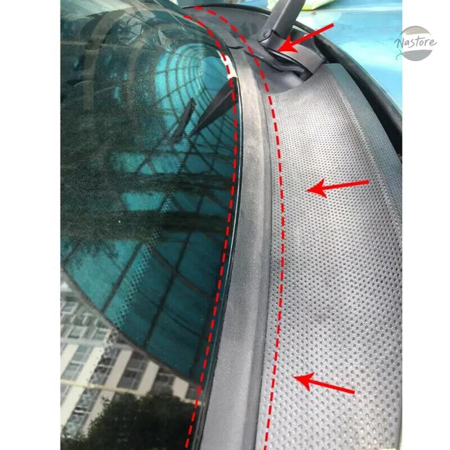 並行輸入品 DPGKITS 2PCS WEATHER STRIP COWL COVER APRON SEAL TRIM STRIP FOR MINI COOPER HATCHBACK WAGON CONVERTIBLE R55 R56 R57 ACCESSORIESの画像