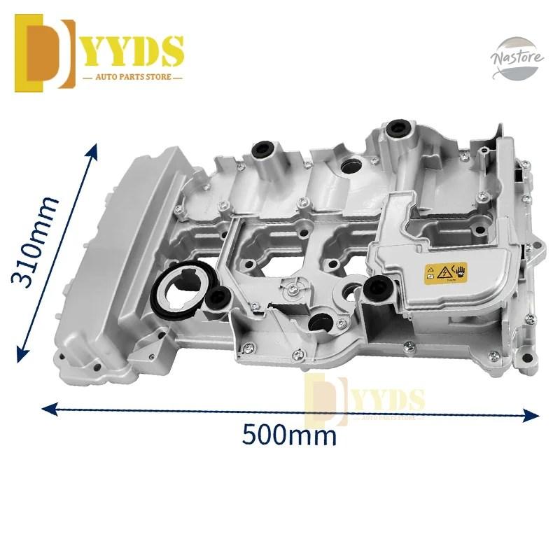 並行輸入品 ALUMINUM VALVE COVER WITH GASKETS FOR MERCE-DES-BENZ C200 C250 E250 SLK200 SLK250 L4 1.8L M271 A2710101730 2710101730_1