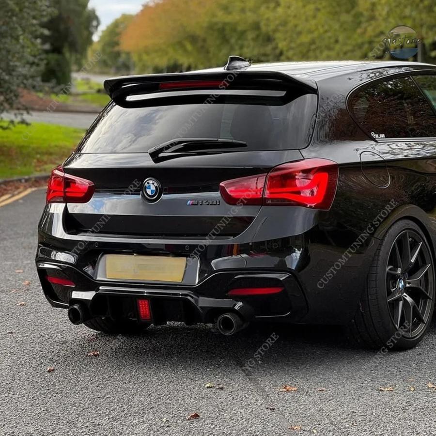 並行輸入品 BMW F20 リアバンパー グロスブラック マクストンスタイル