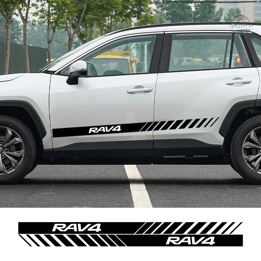 並行輸入品 トヨタ RAV4 アクセサリー カスタムパーツ 2枚セット ドア
