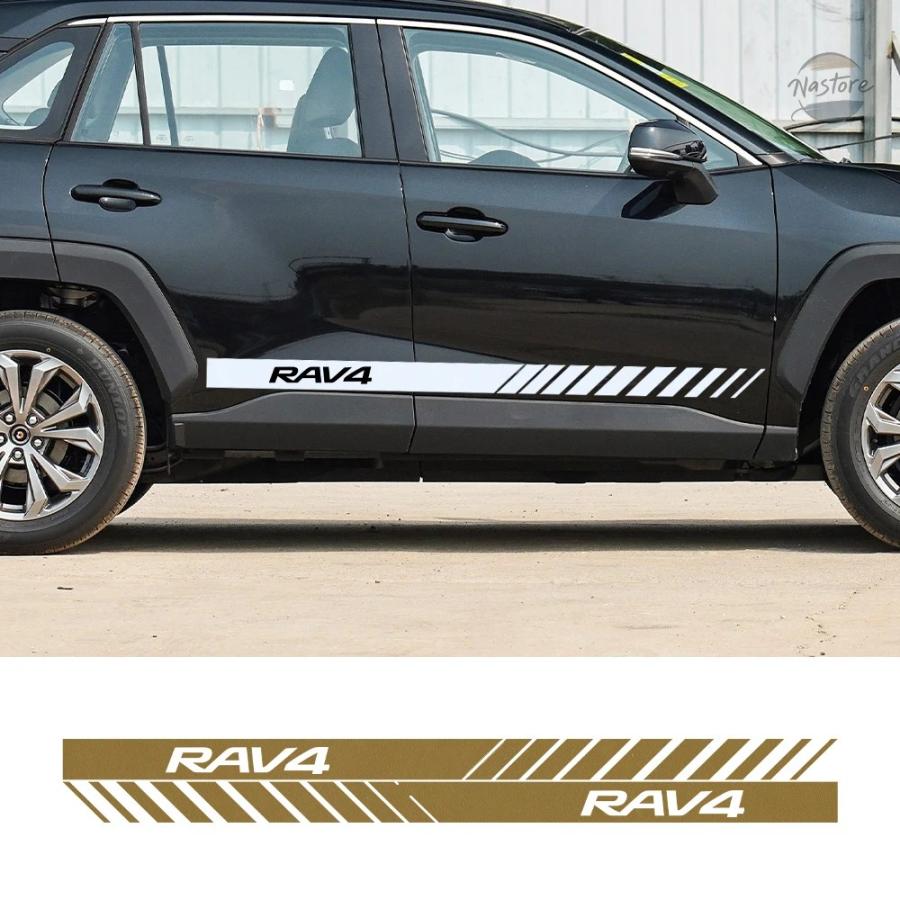 並行輸入品 トヨタ RAV4 アクセサリー カスタムパーツ 2枚セット ドア