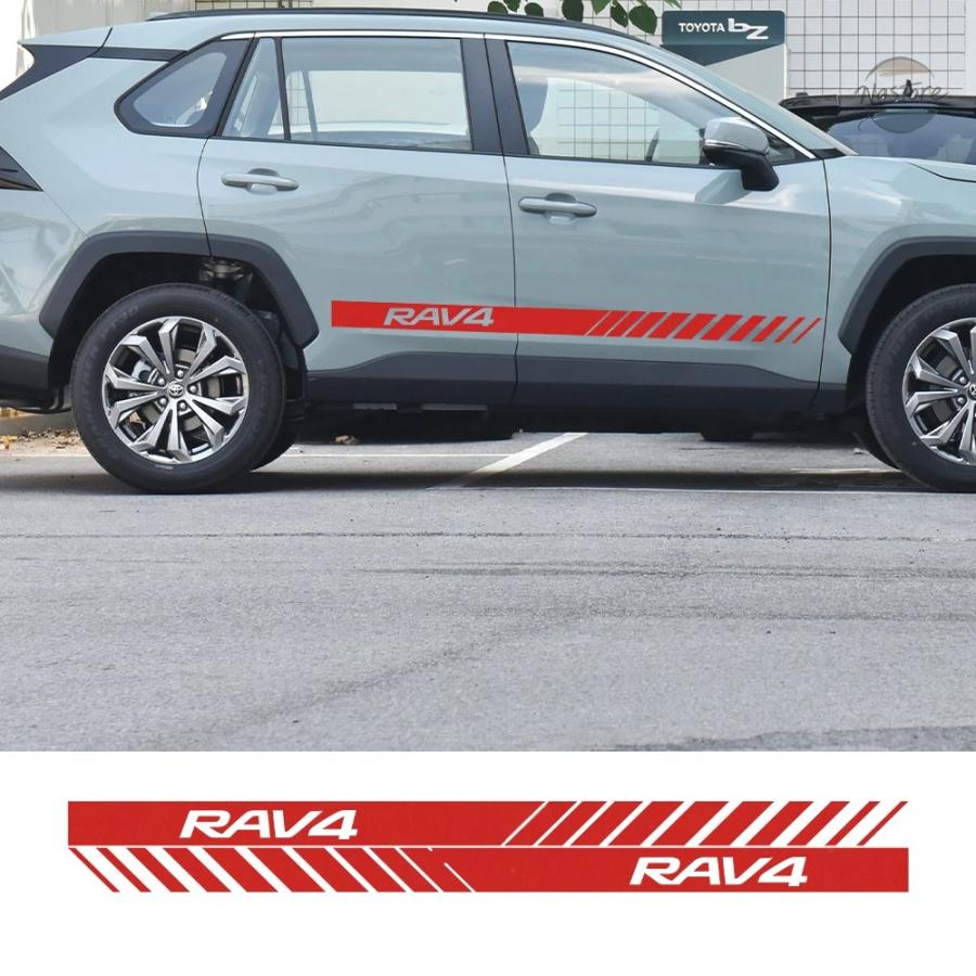 並行輸入品 トヨタ RAV4 アクセサリー カスタムパーツ 2枚セット ドア